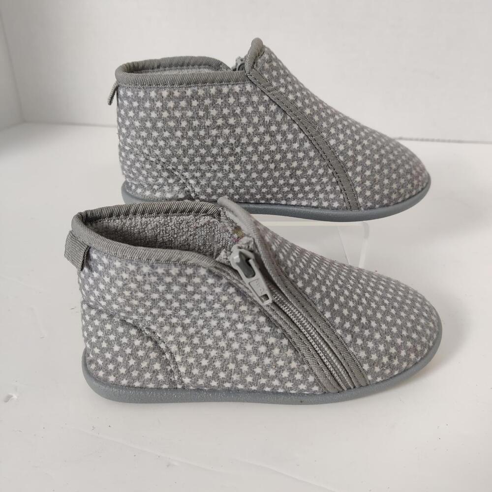 Toddler Walking Shoe Lined Boot Size EU 24 Gray Unisex